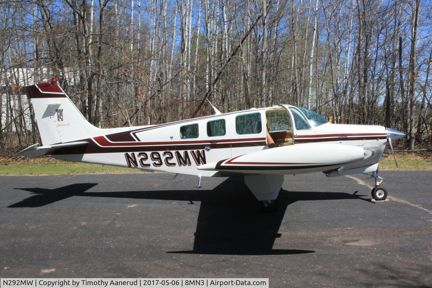 N292MW, 1994 Beech A36 Bonanza 36 C/N E-2862, 1994 Beech A36, c/n: E-2862