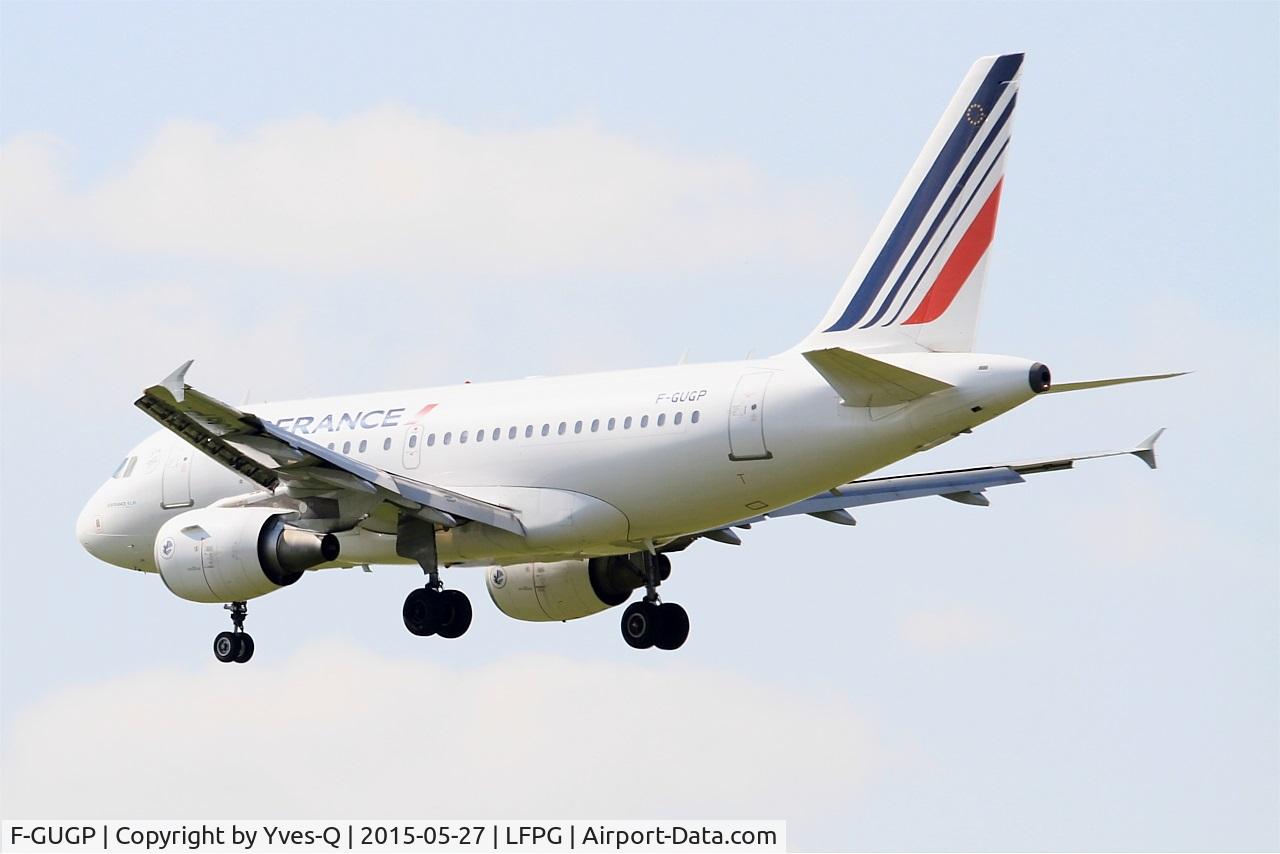F-GUGP, 2006 Airbus A318-111 C/N 2967, Airbus A318-111, On final rwy 27R, Roissy Charles De Gaulle Airport (LFPG-CDG)