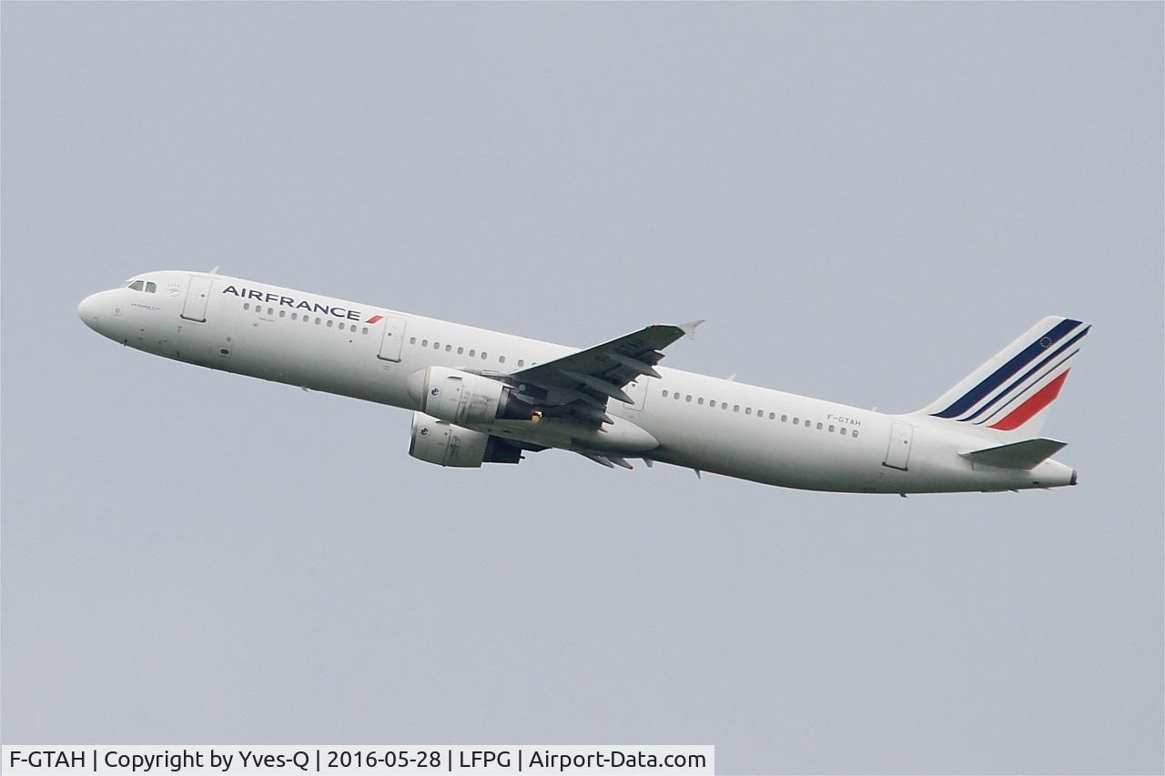 F-GTAH, 1999 Airbus A321-211 C/N 1133, Airbus A321-211, Take-off Rwy 08L, Roissy Charles De Gaulle Airport (LFPG-CDG)