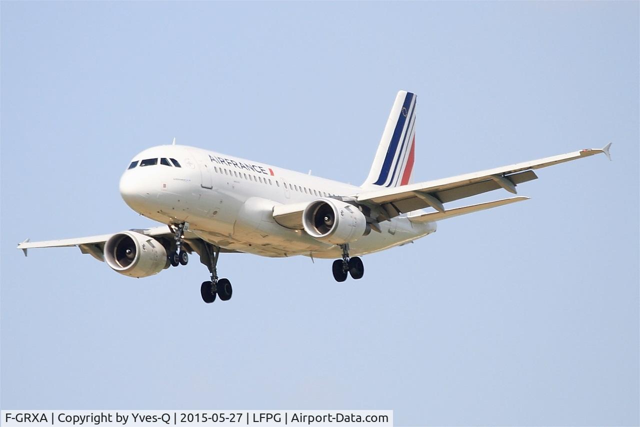 F-GRXA, 2001 Airbus A319-111 C/N 1640, Airbus A319-111, Short approach rwy 27R, Paris-Roissy Charles De Gaulle airport (LFPG-CDG)