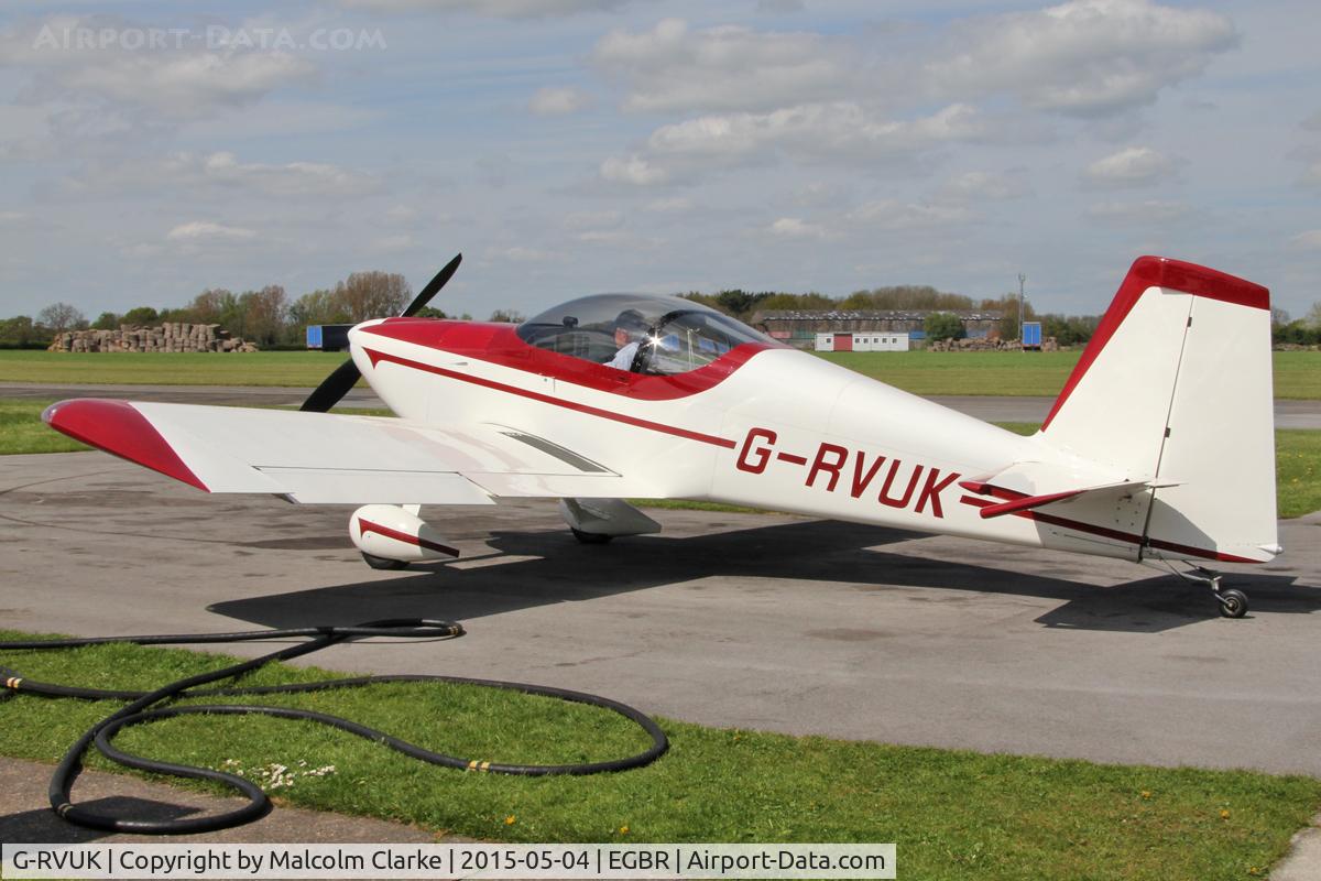 G-RVUK, 2006 Vans RV-7 C/N PFA 323-14441, Vans RV-7 G-RVUK at Breighton Airfield's Auster Fly-In. May 4th 2015.