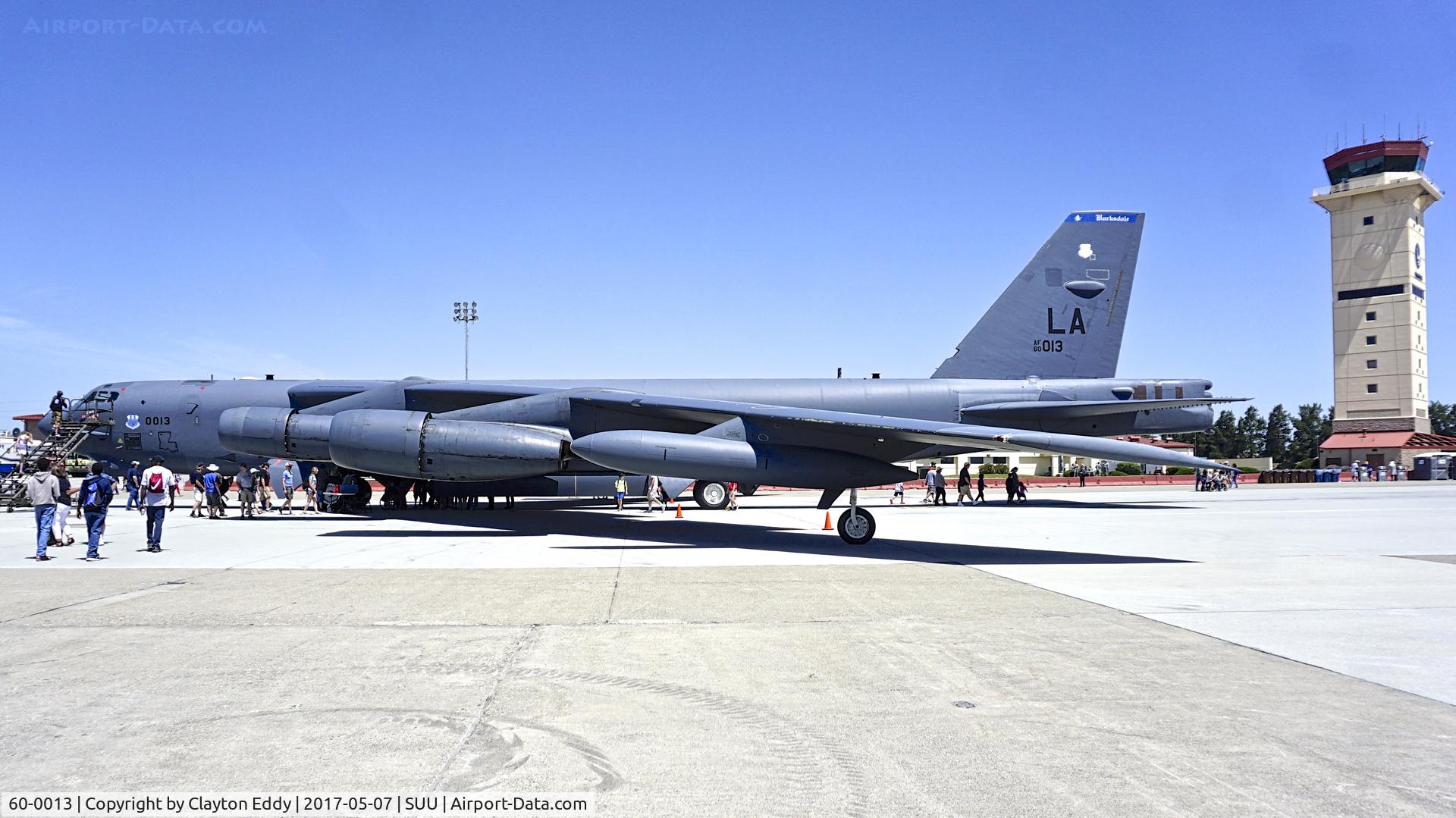 60-0013, 1960 Boeing B-52H-135-BW Stratofortress C/N 464378, Travis AFB airshow 2017.