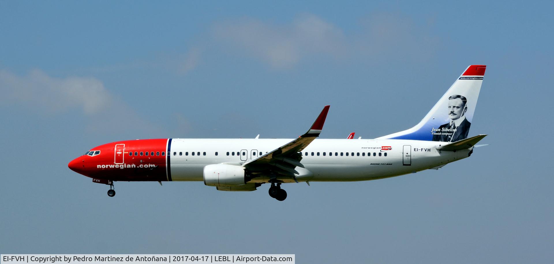 EI-FVH, 2017 Boeing 737-8JP C/N 42083, El Prat  -  Barcelona  -  España