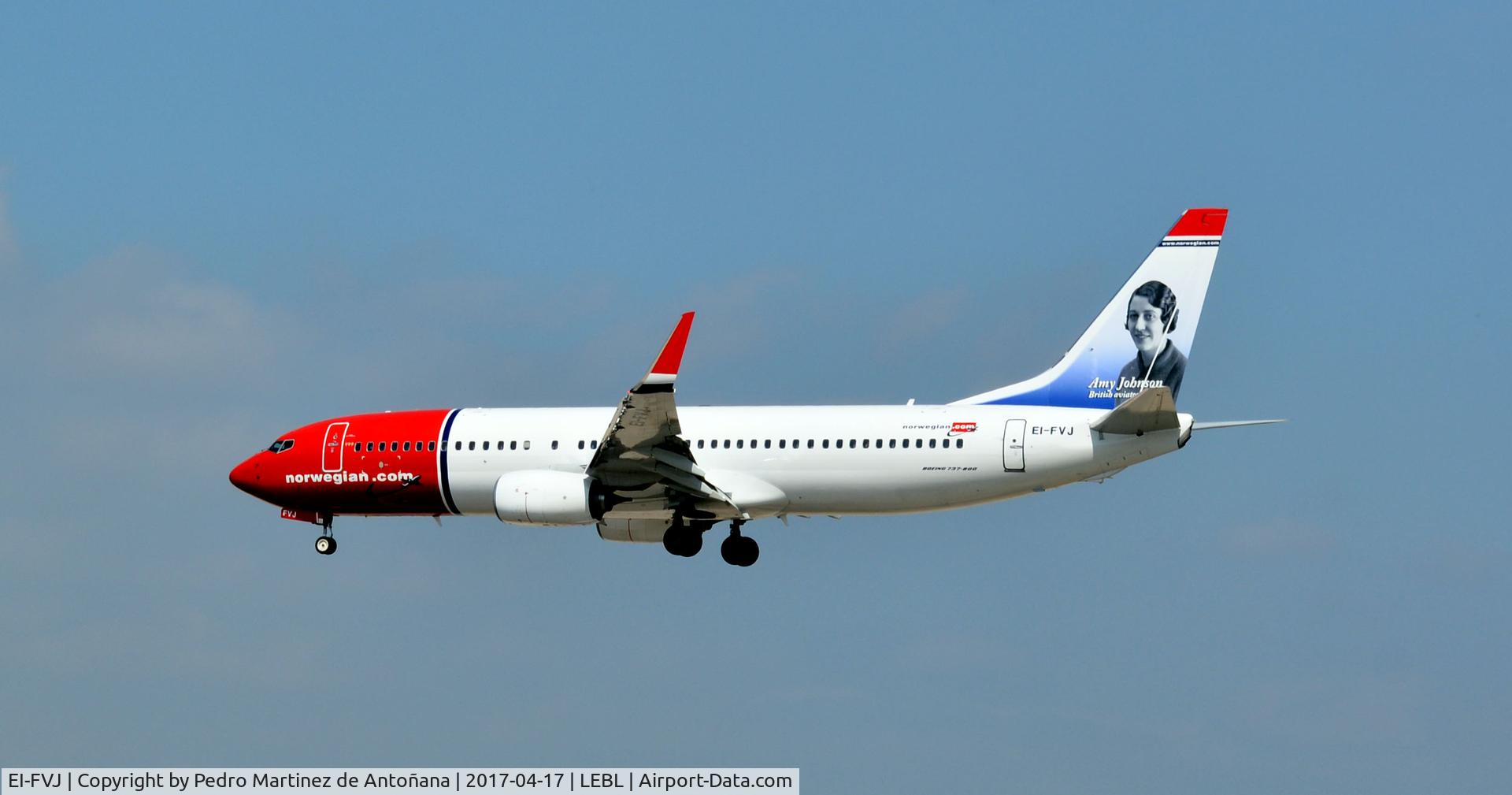 EI-FVJ, 2017 Boeing 737-8JP C/N 42275, El Prat  -  Barcelona  -  España