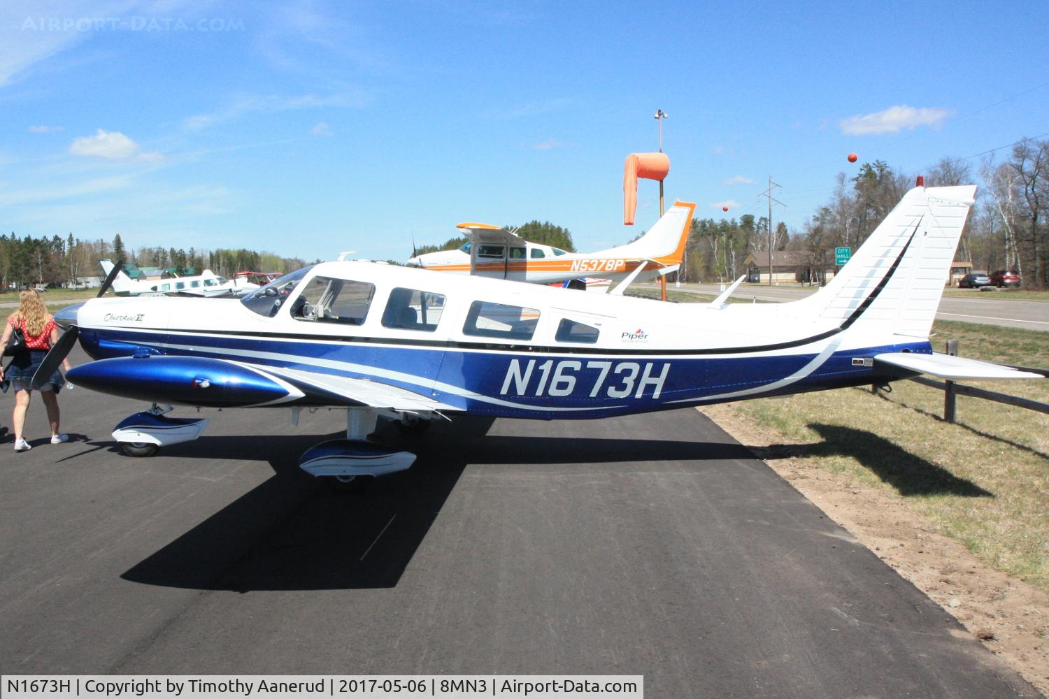 N1673H, 1977 Piper PA-32-300 Cherokee Six C/N 32-7740037, 1977 Piper PA-32-300, c/n: 32-7740037, fresh paint