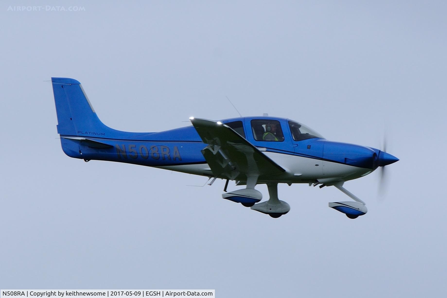 N508RA, 2017 Cirrus SR22 GTS C/N 4458, Regular visitor of late.