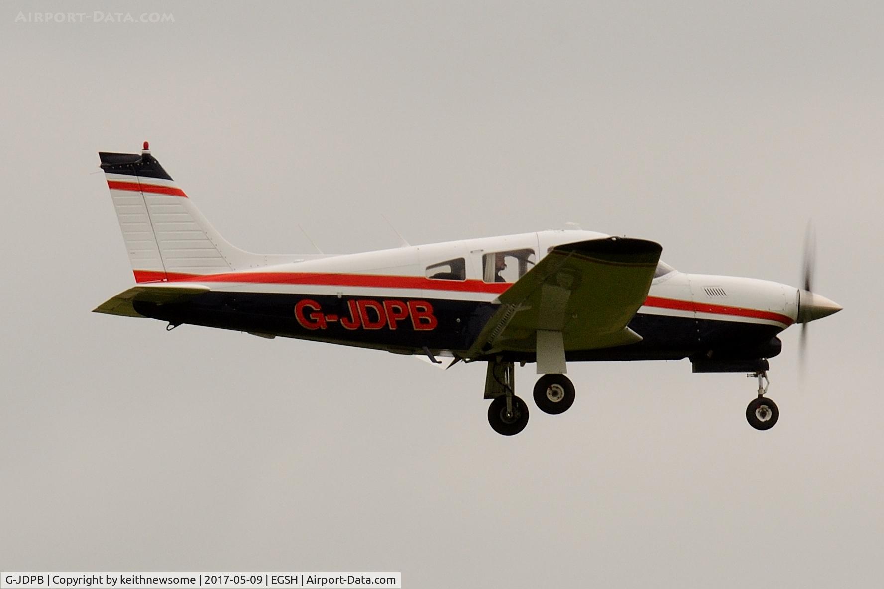G-JDPB, 1978 Piper PA-28R-201T Cherokee Arrow III C/N 28R-7803024, Evening visitor.