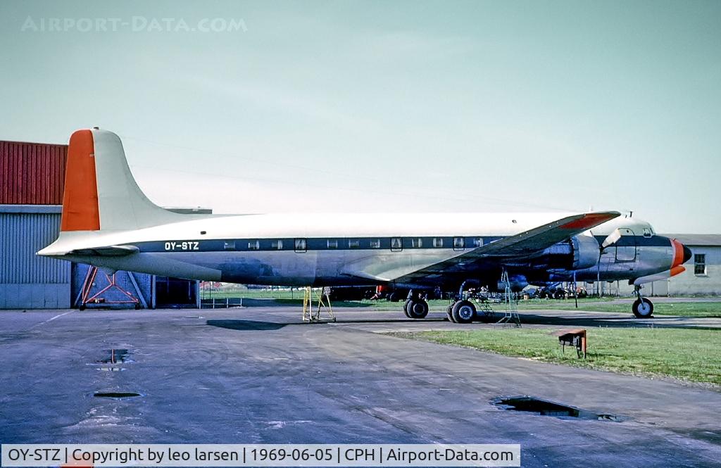 OY-STZ, 1953 Douglas DC-6B C/N 43828, Copenhagen 5.6.1969