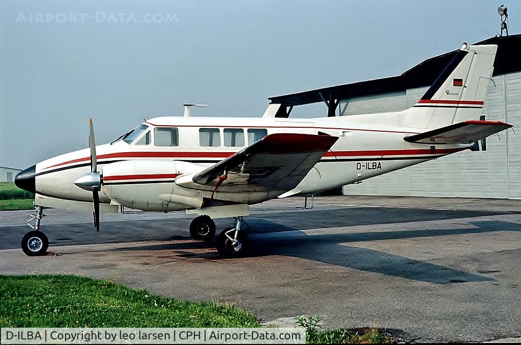 D-ILBA, 1964 Beech 65-A80 Queen Air C/N LD-154, Copenhagen 1971