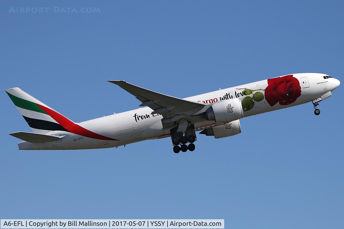 A6-EFL, 2013 Boeing 777-F1H C/N 42230, flower power