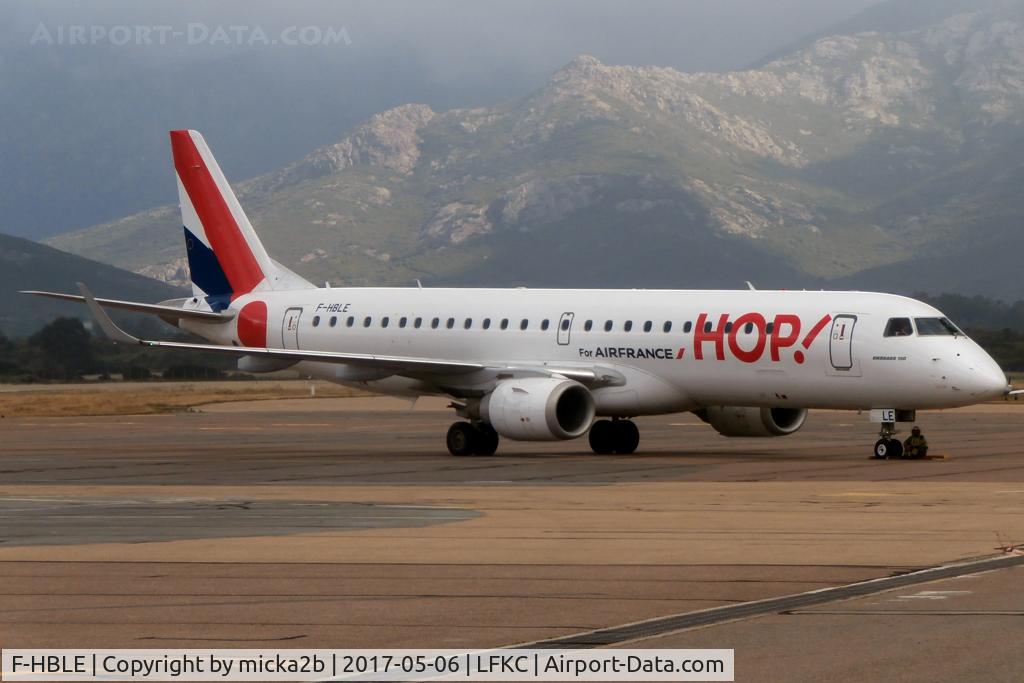 F-HBLE, 2007 Embraer 190LR (ERJ-190-100LR) C/N 19000123, Parked