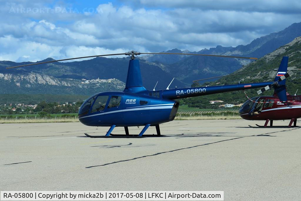 RA-05800, 2015 Robinson R66 Turbine C/N 0583, Parked