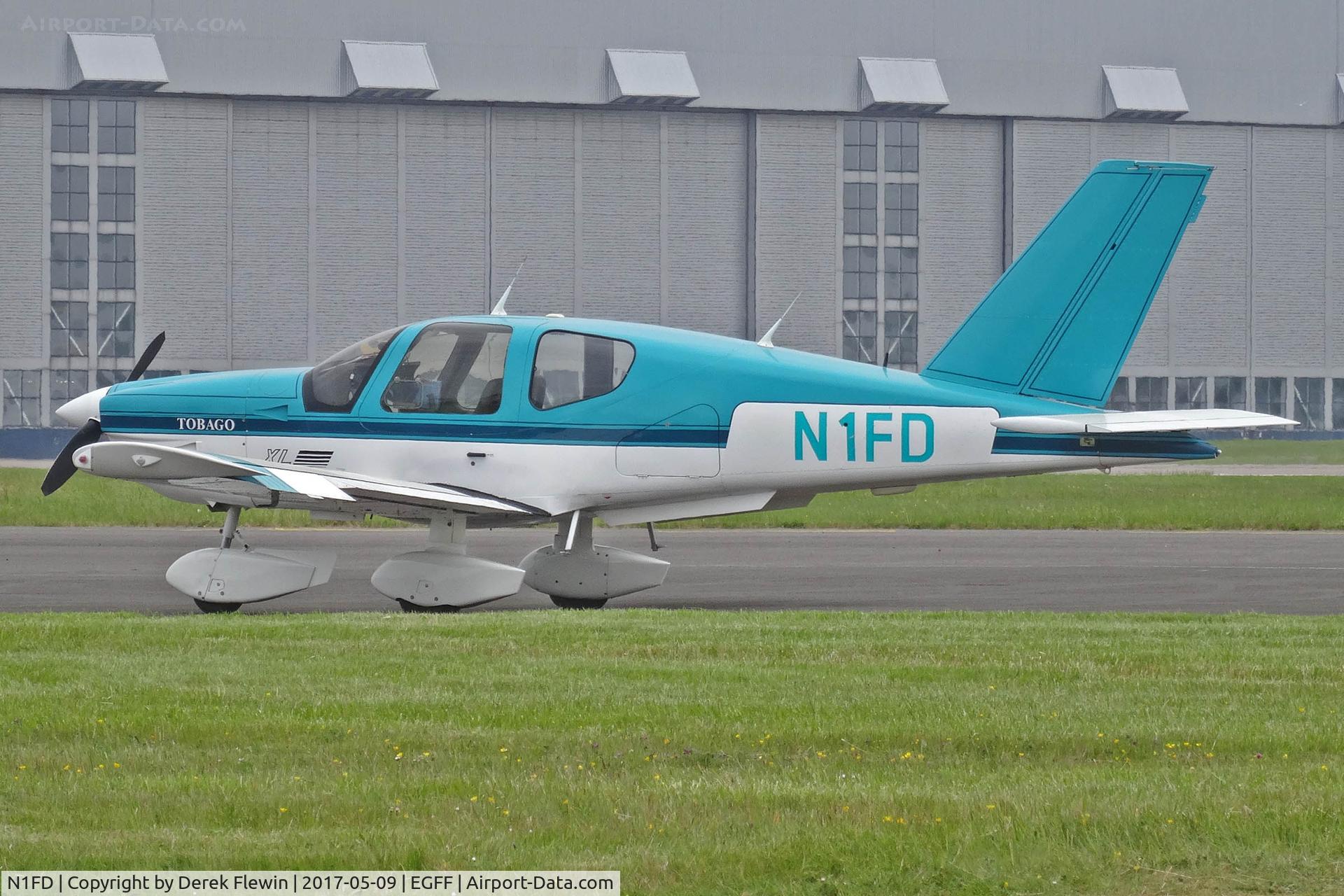 N1FD, 1994 Socata TB-200 Tobago XL C/N 1614, Tobago XL, Fairoaks Surrey based, seen parked up.