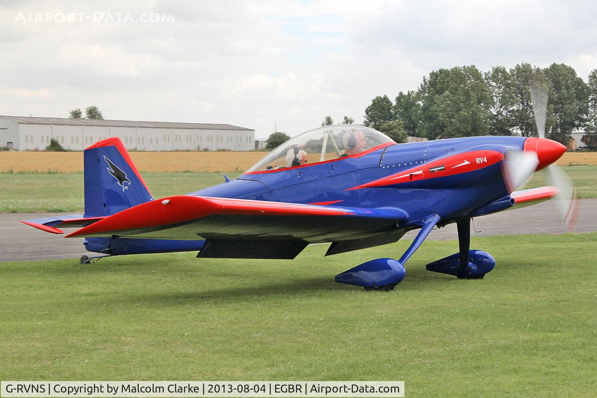 G-RVNS, 2003 Vans RV-4 C/N PFA 181-12443, Vans RV-4 at Breighton Airfield's Summer Madness Fly-In.August 4th 2013.