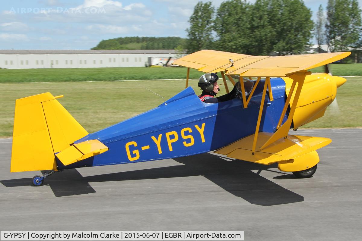 G-YPSY, 1988 Andreasson BA-4B C/N PFA 038-10352, Andreasson BA-4B at Breighton Airfield's Radial Fly-In. June 7th 2015.