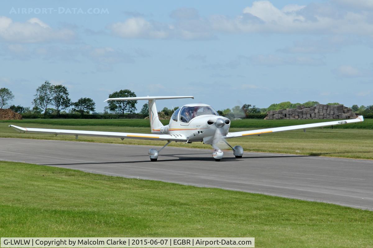 G-LWLW, 2003 Diamond DA-40D Diamond Star C/N D4.052, Diamond DA-40D Diamond Star at Breighton Airfield's Radial Fly-In. June 7th 2015.