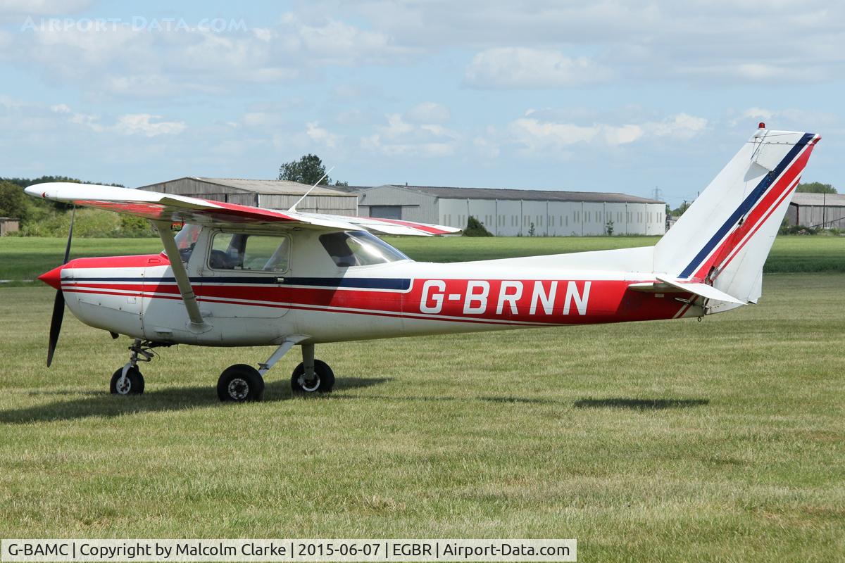 G-BAMC, 1973 Reims F150L C/N 0892, Reims F150L at Breighton Airfield's Radial Fly-In. June 7th 2015.
