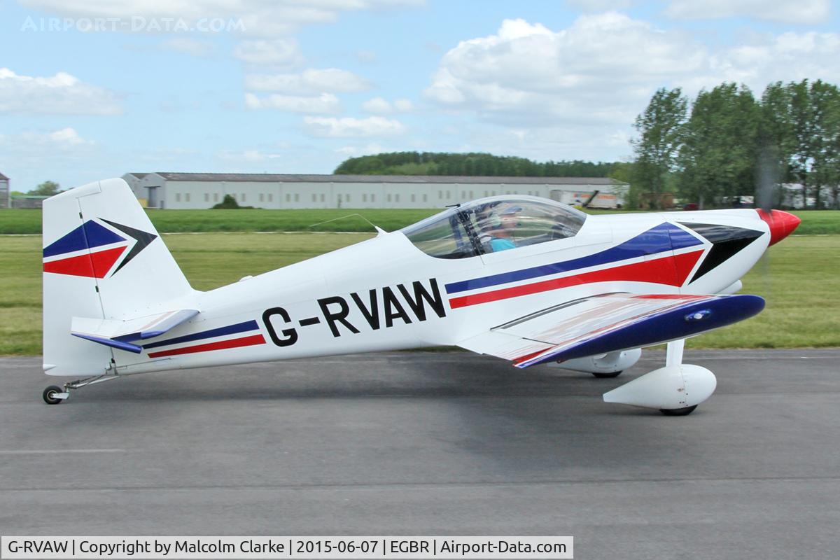 G-RVAW, 2000 Vans RV-6 C/N PFA 181-13234, Vans RV-6 at Breighton Airfield's Radial Fly-In. June 7th 2015.