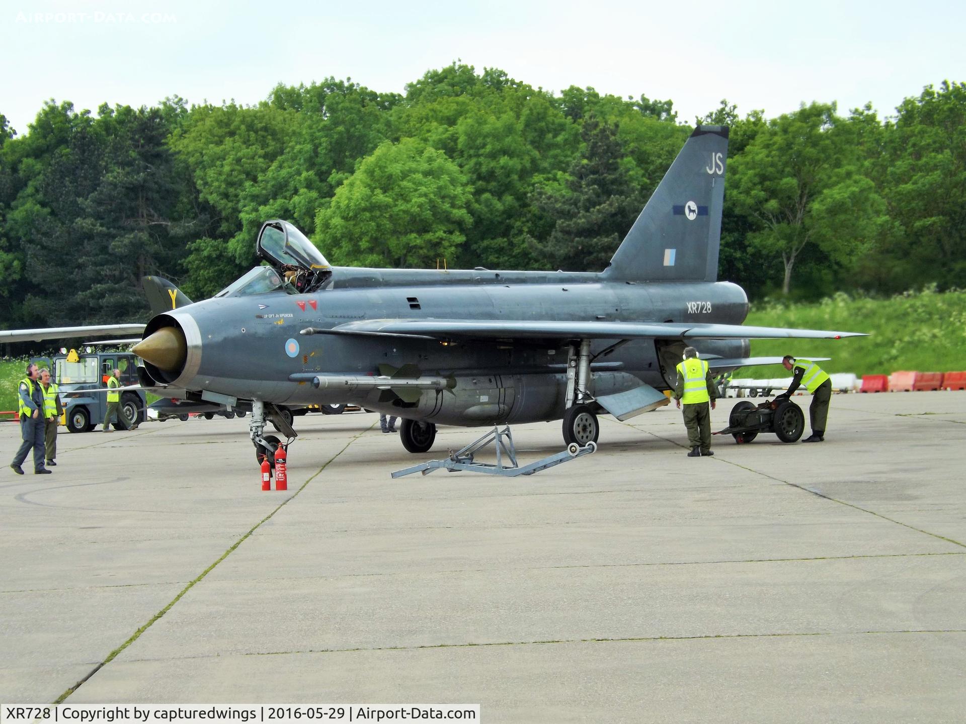 XR728, 1965 English Electric Lightning F.6 C/N 95213, ENGLISH ELECTRIC LIGHTNING F6
BRUNTINGTHORPE 2016 MAY COLD WAR JETS