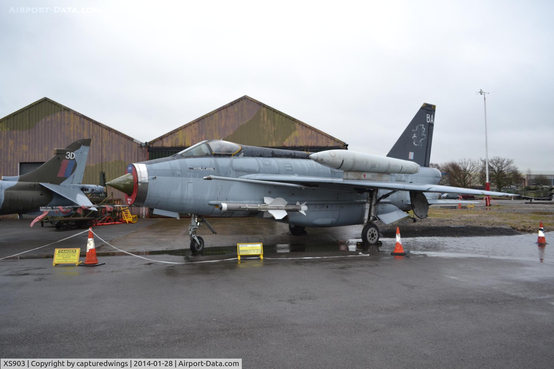 XS903, English Electric Lightning F.6 C/N 95249, English electric lightning elvington museum
