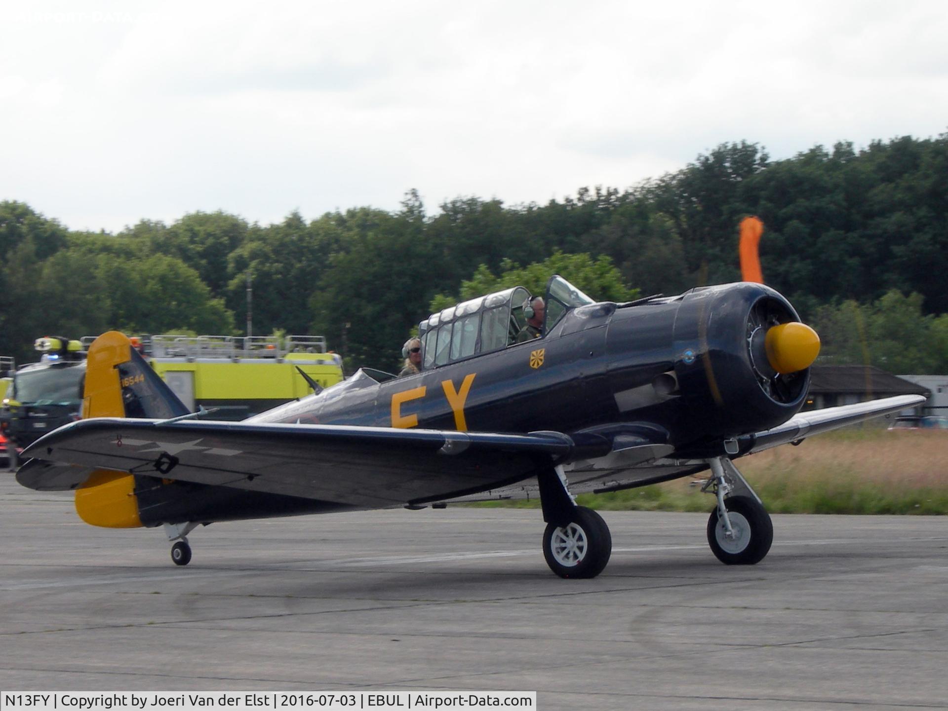 N13FY, 1942 North American AT-6A Texan C/N 78-6922, Ursel Avia 2016