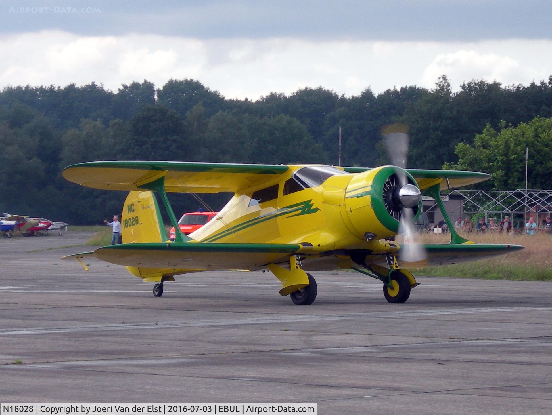 N18028, 1937 Beech D17S Staggerwing C/N 147, Ursel Avia 2016