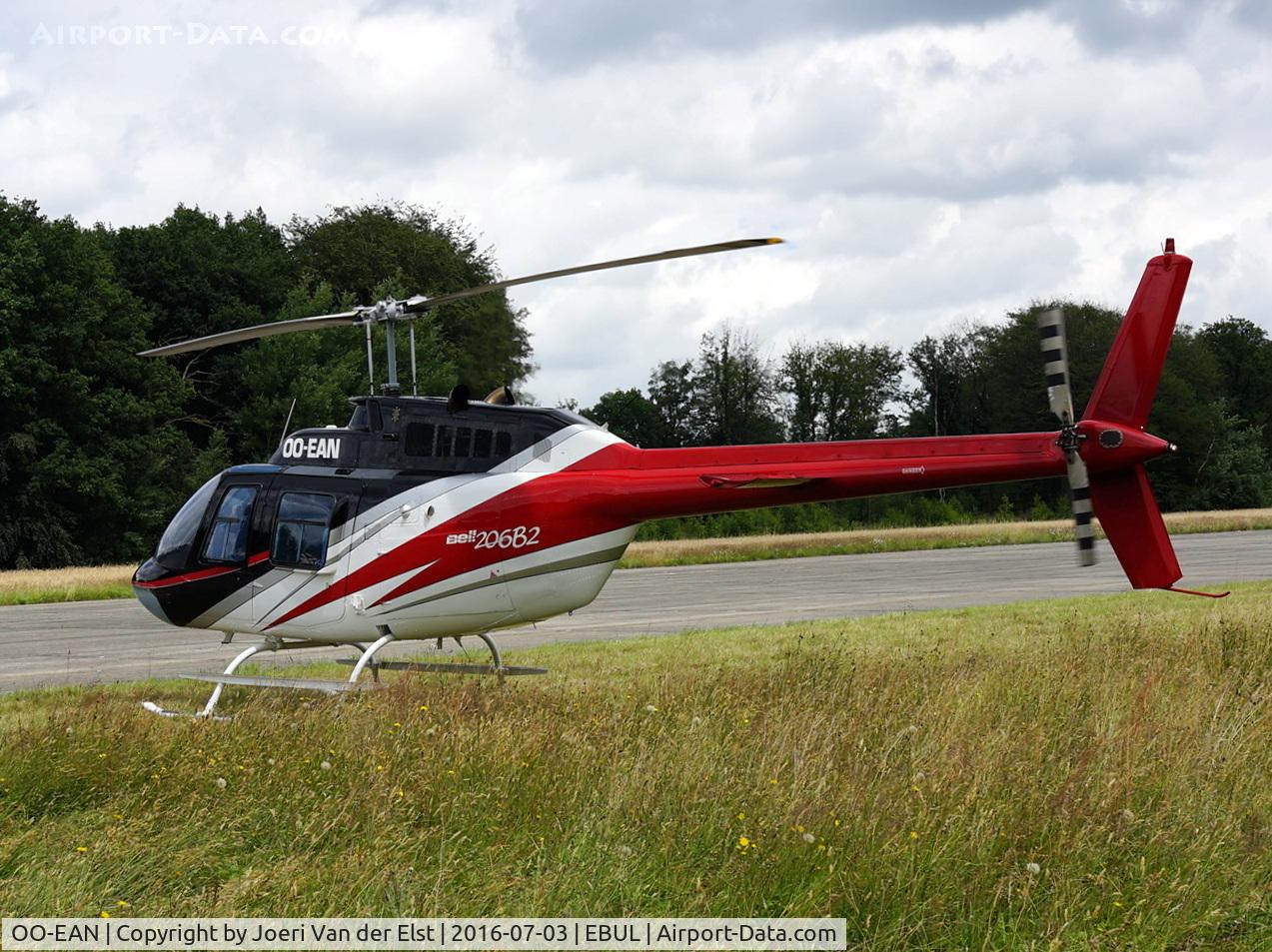 OO-EAN, 1975 Bell 206B JetRanger II C/N 1595, Ursel Avia 2016