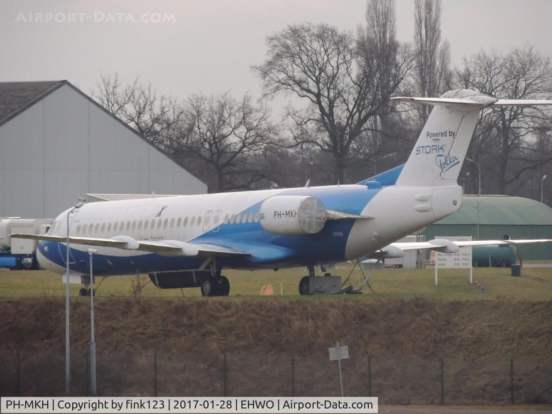 PH-MKH, 1986 Fokker 70 (F-28-0070) C/N 11242, FOKKER 100 STORED IN WOENSDRECHT
