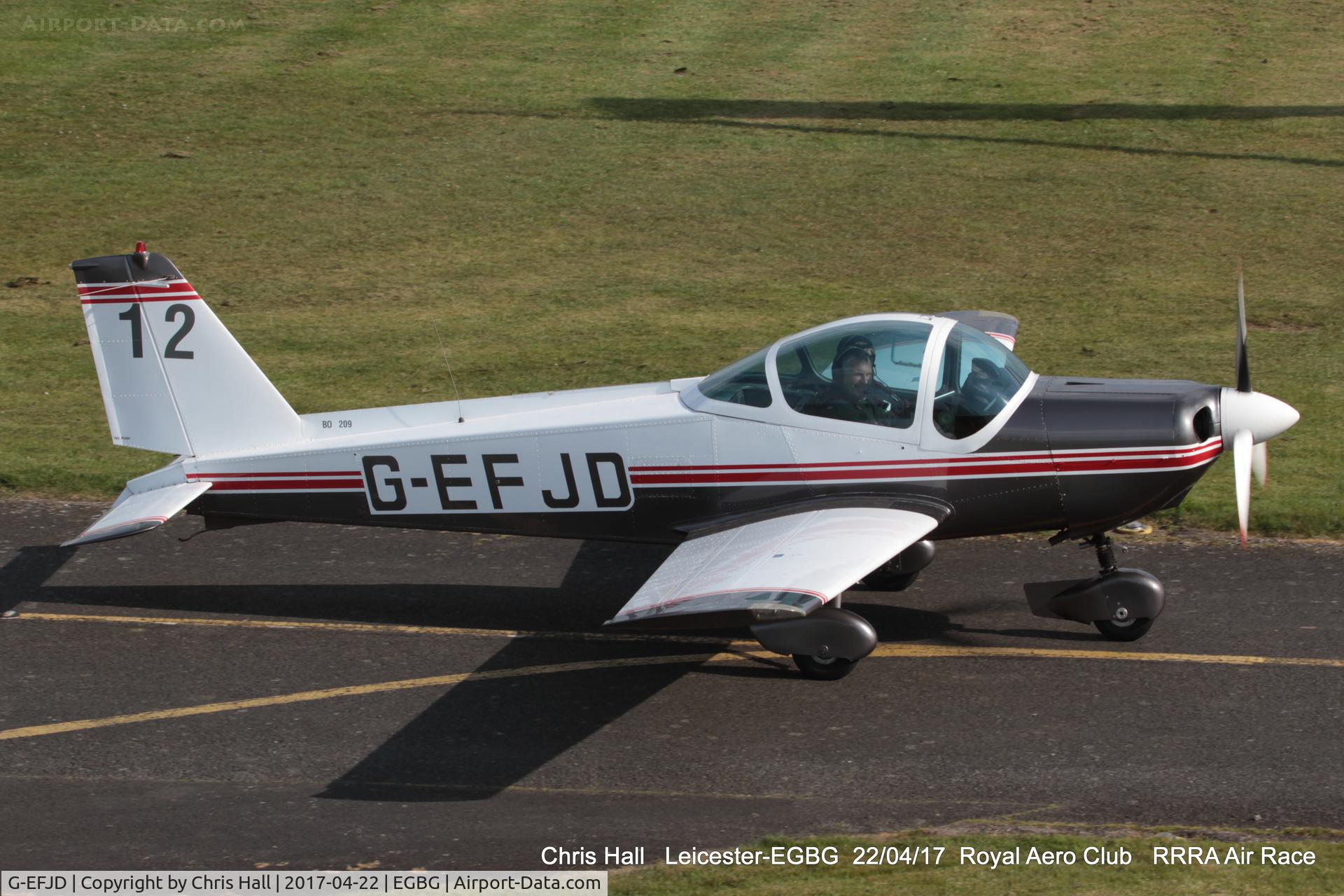 G-EFJD, 1971 Bolkow Bo-209C Monsun 160FV C/N 126, Royal Aero Club 3R's air race