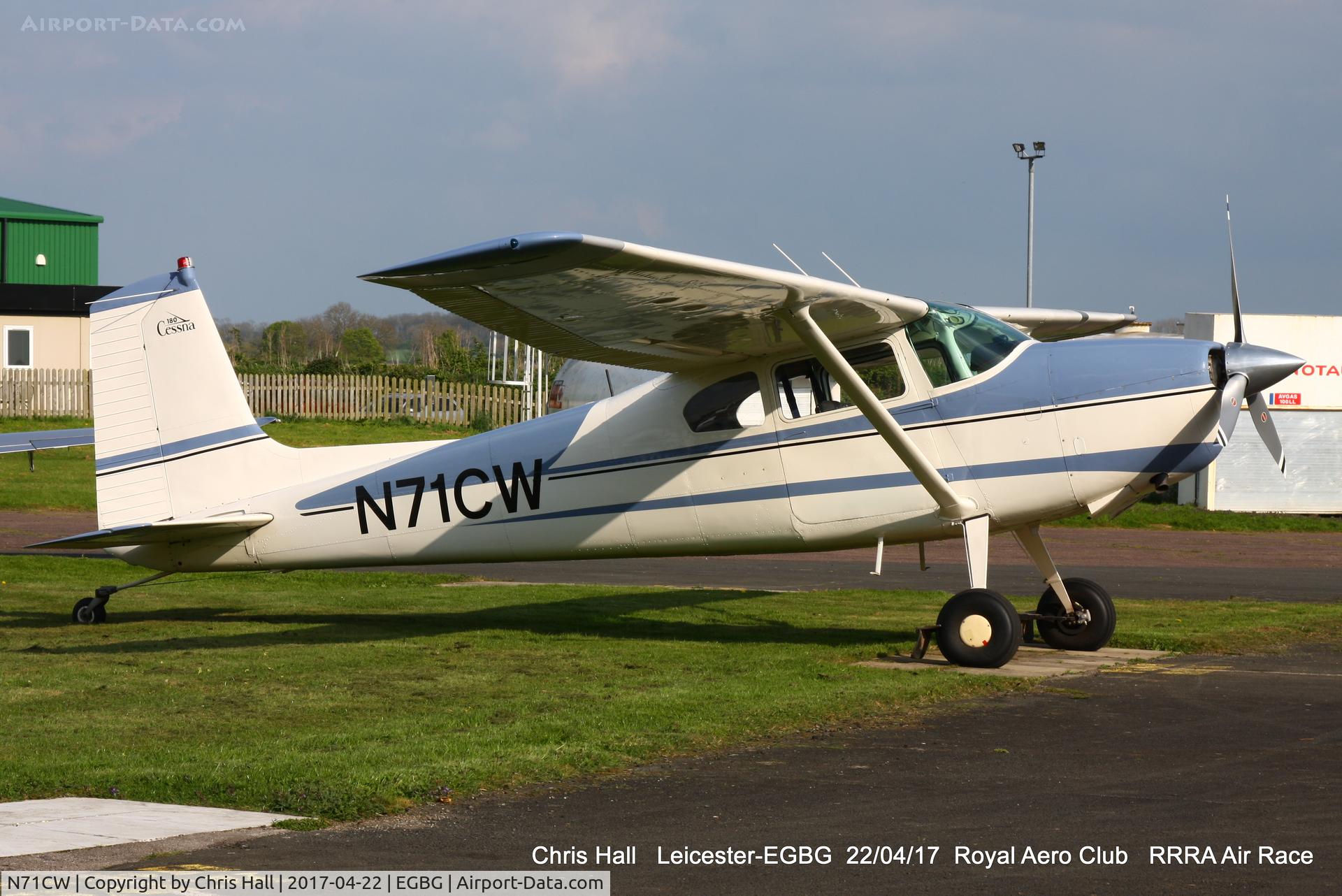N71CW, 1962 Cessna 180E C/N 18051093, Royal Aero Club 3R's air race