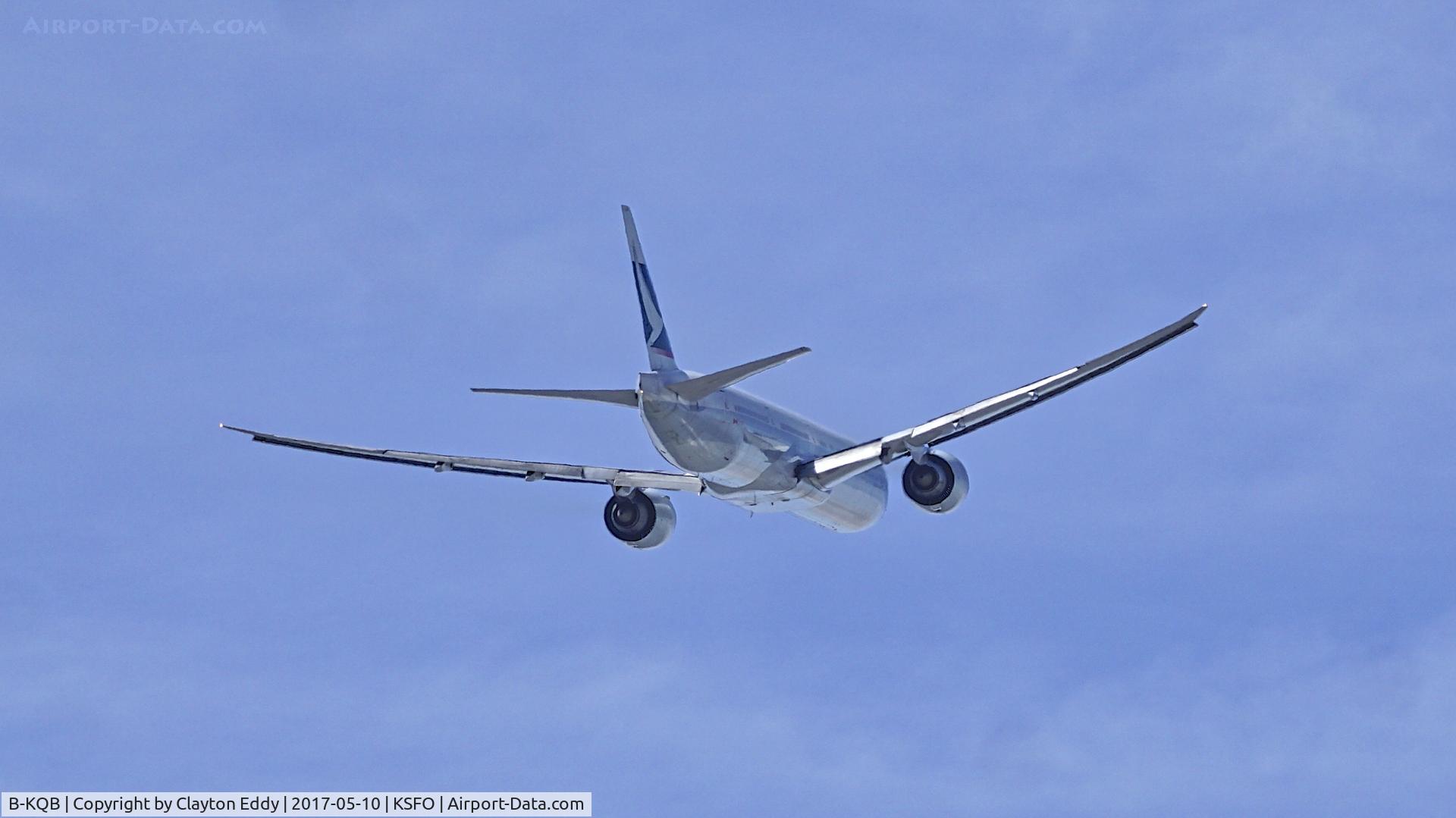 B-KQB, 2012 Boeing 777-367/ER C/N 39235, SFO 2017