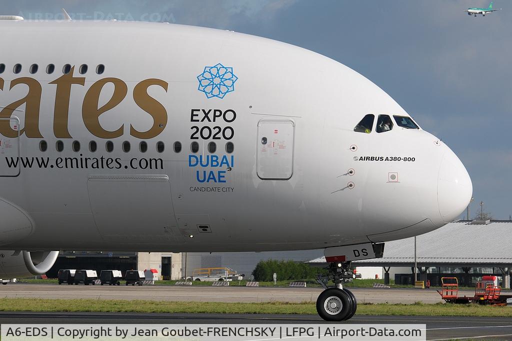 A6-EDS, 2011 Airbus A380-861 C/N 086, Emirates Airlines departure