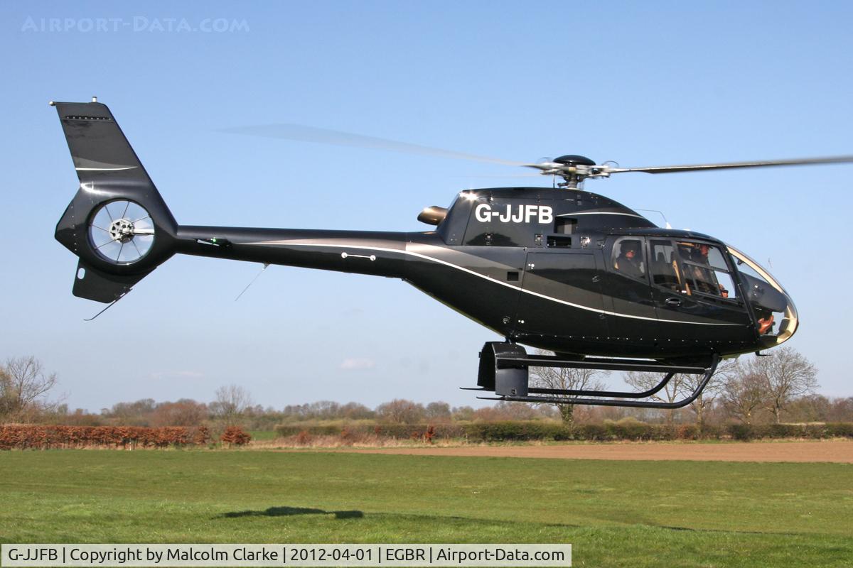 G-JJFB, 2007 Eurocopter EC-120B Colibri C/N 1506, Eurocopter EC-120B Colibri at Breighton Airfield's April Fools Fly-In April 1st 2012.