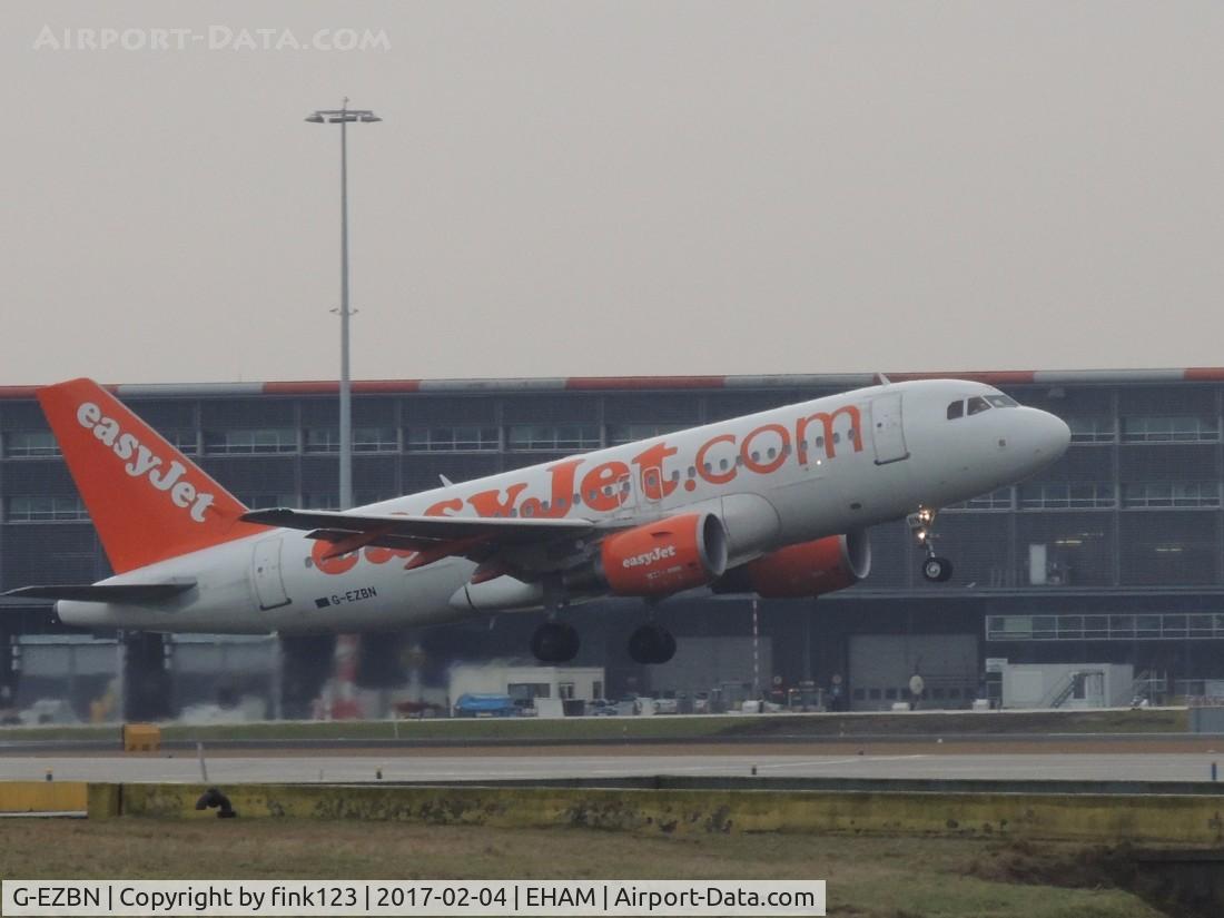 G-EZBN, 2007 Airbus A319-111 C/N 3061, EASYJET TAKING OF