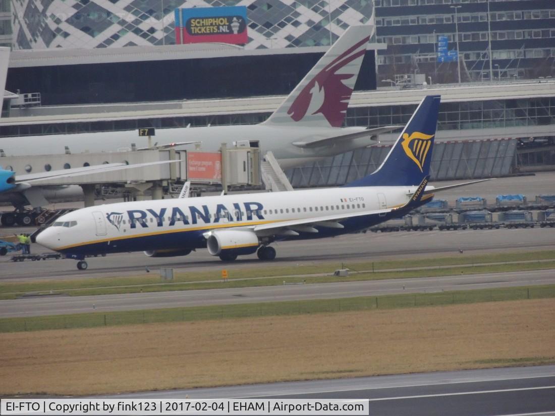 EI-FTO, 2016 Boeing 737-8AS C/N 44765, RYANAIR