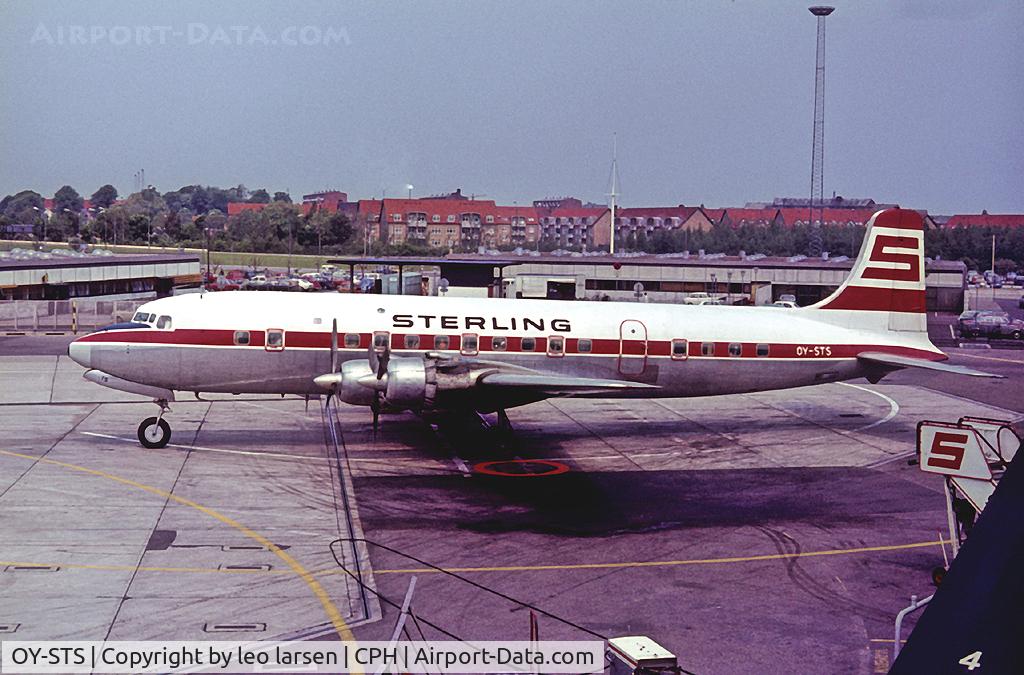 OY-STS, Douglas DC-6B C/N 45201, Copenhagen 1971