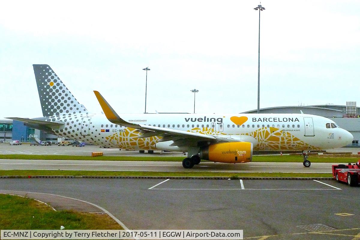 EC-MNZ, 2016 Airbus A320-232 C/N 7351, At London - Luton Airport