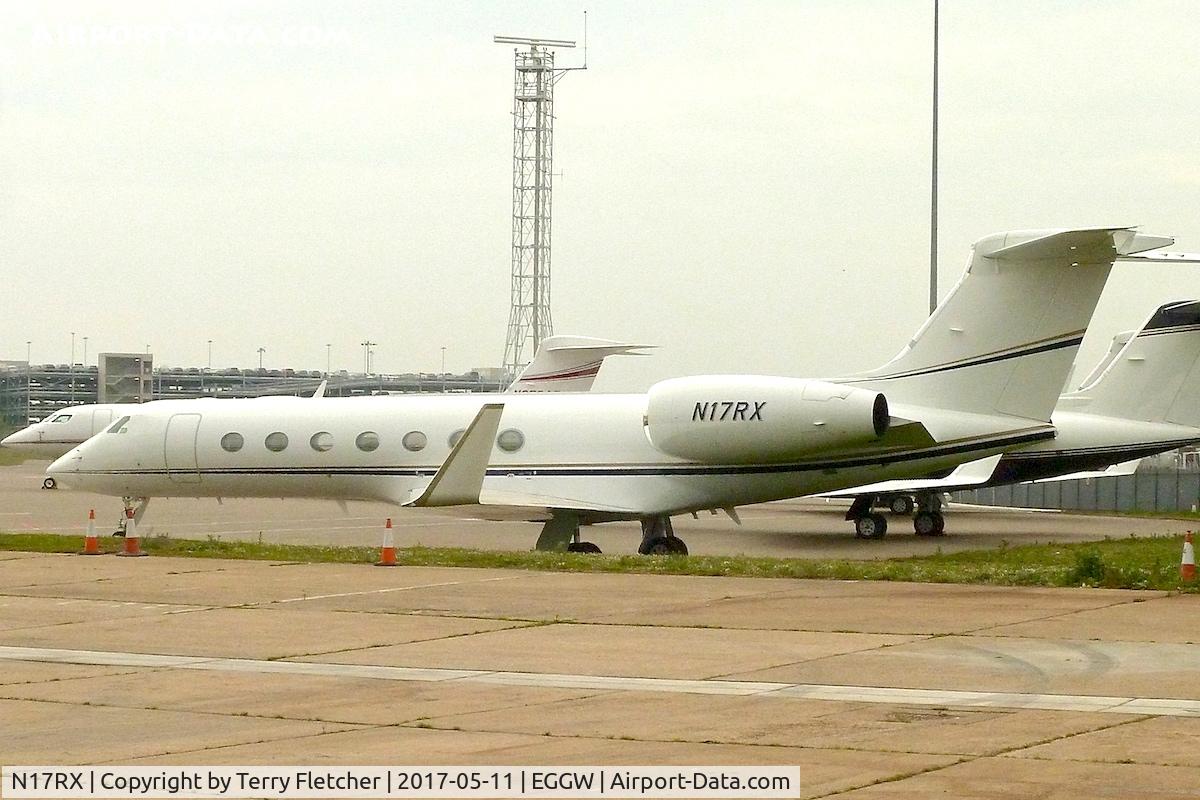 N17RX, 2016 Gulfstream Aerospace G550 C/N 5548, At London - Luton