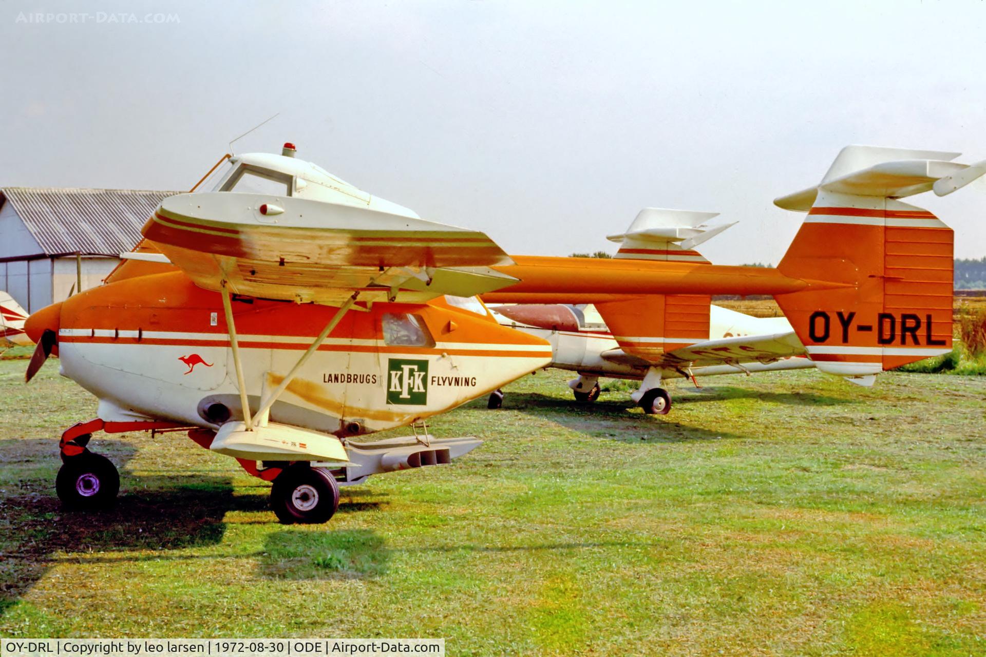 OY-DRL, 1971 Transavia PL-12 Airtruk C/N 1135, Odense 30.8.1972