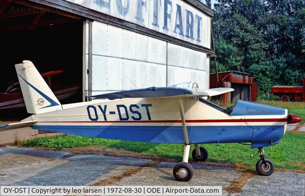 OY-DST, 1964 Bolkow Bo-208A2 Junior C/N 537, Odense 30.8.1972