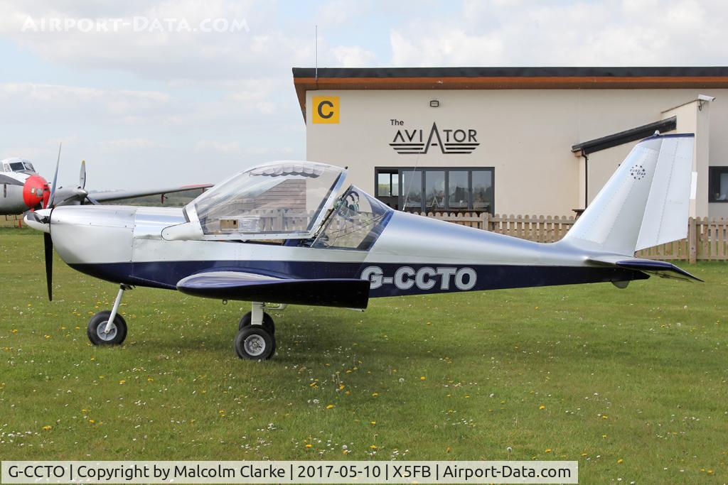 G-CCTO, 2004 Aerotechnik EV-97 Teameurostar UK C/N PFA 315-14136, Aerotechnik EV-97 TeamEurostar UK at Fishburn Airfield UK. May 10th 2017.