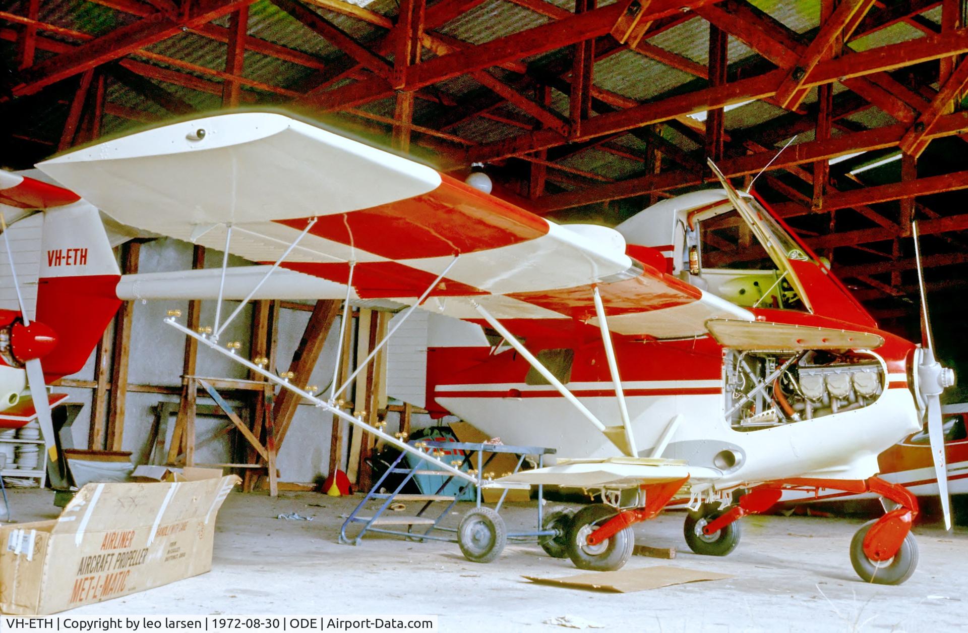 VH-ETH, 1972 Transavia PL-12 Airtruk C/N 1238, Odense 30.8.1972