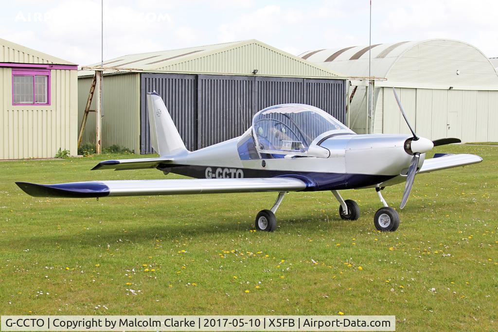 G-CCTO, 2004 Aerotechnik EV-97 Teameurostar UK C/N PFA 315-14136, Aerotechnik EV-97 TeamEurostar UK at Fishburn Airfield UK. May 10th 2017.