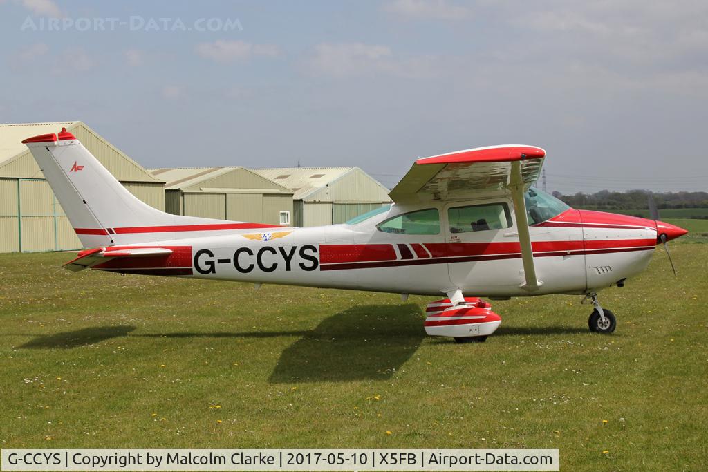 G-CCYS, 1979 Reims F182Q Skylane C/N 0126, Reims F182Q Skylane at Fishburn Airfield UK. May 10th 2017.
