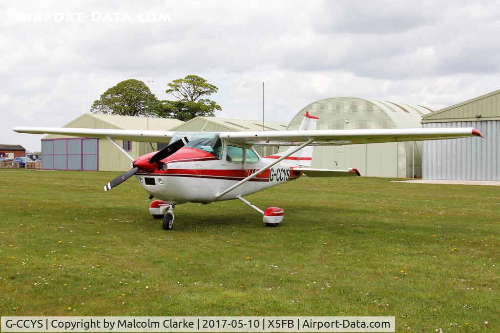 G-CCYS, 1979 Reims F182Q Skylane C/N 0126, Reims F182Q Skylane at Fishburn Airfield UK. May 10th 2017.