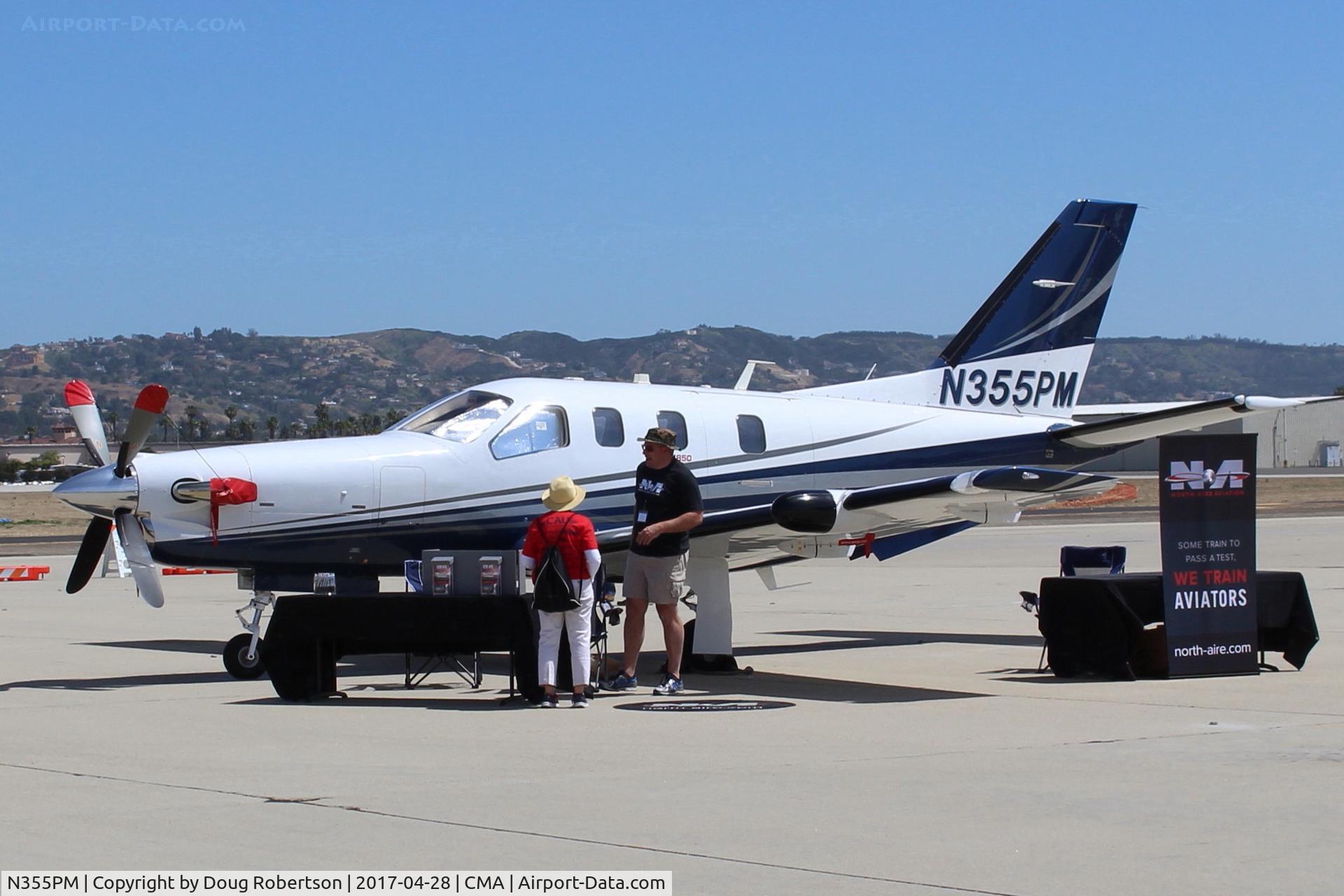 N355PM, 2012 Socata TBM-850 C/N 627, 2001 Piper PA-46-500TP MALIBU, Teledyne Continental TSIO-520 310 Hp Turbo, 4-blade CS prop, pressurized, at AOPA FLY-IN