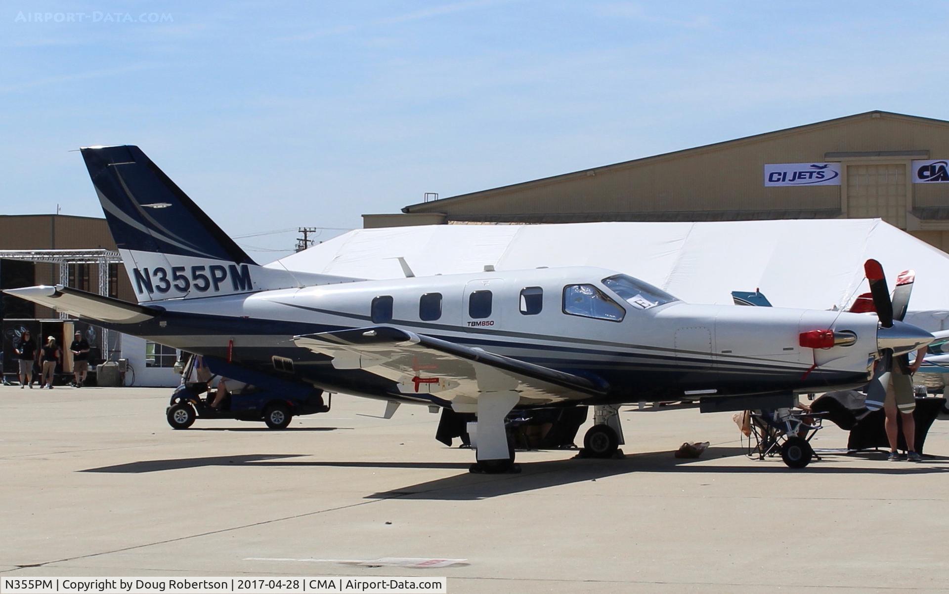 N355PM, 2012 Socata TBM-850 C/N 627, 2001 Piper PA-46-500T MALIBU, Teledyne Continental TSIO-520 310 Hp Turbo, pressurized, at AOPA FLY-IN