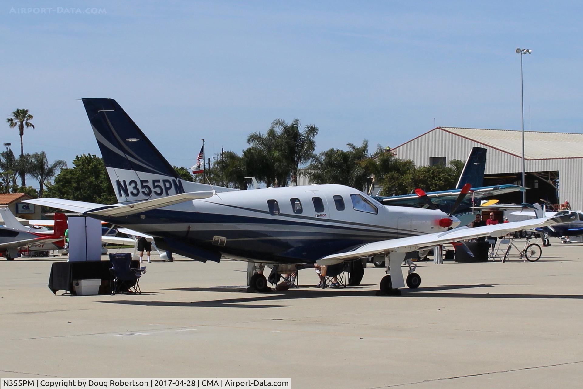 N355PM, 2012 Socata TBM-850 C/N 627, 2001 Piper PA-46-500TP MALIBU, Teledyne Continental TSIO-520 310 Hp Turbo, pressurized, at AOPA FLY-IN