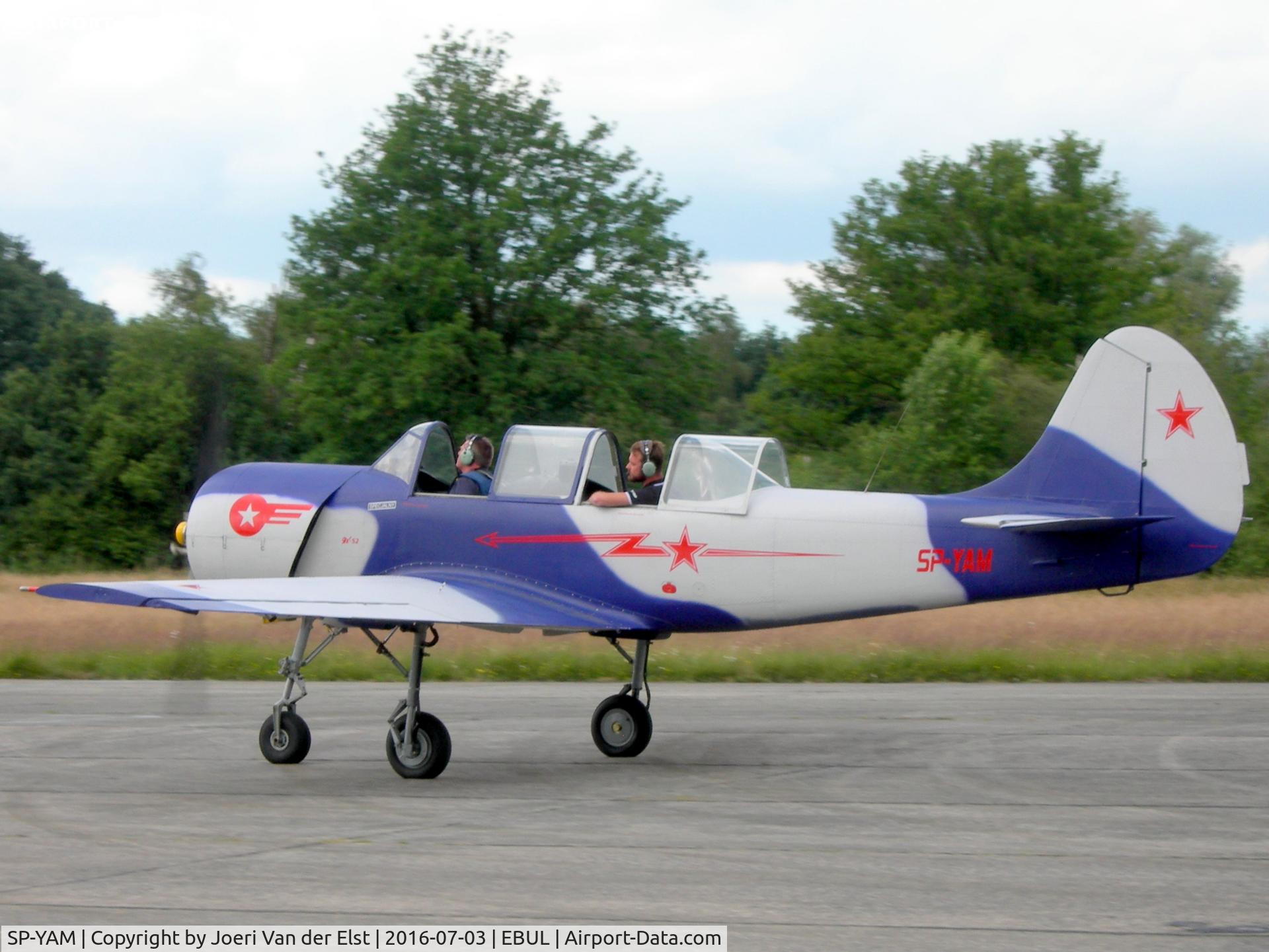 SP-YAM, 1982 Bacau Yak-52 C/N 822203, Ursel Avia 2016