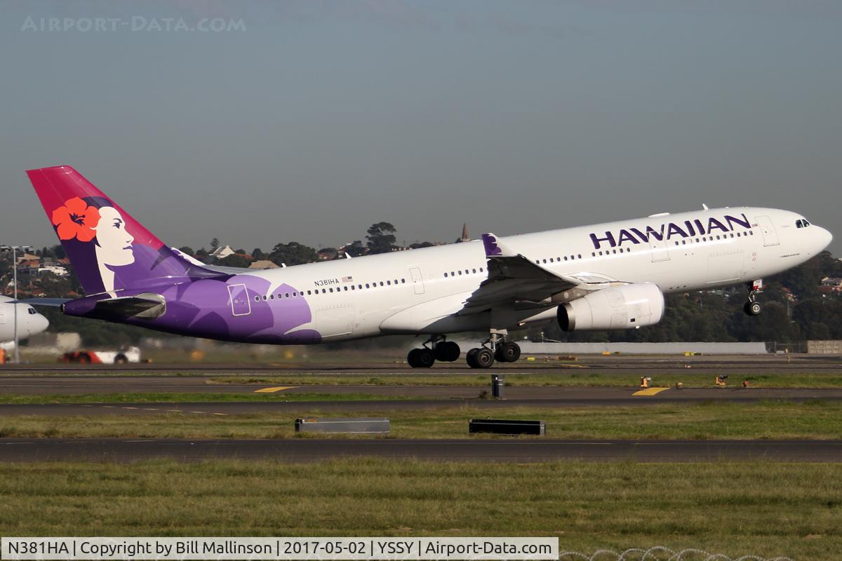 N381HA, 2010 Airbus A330-243 C/N 1114, very late